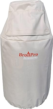 BroilPro Accessories Propane Tank Cover Fits 30-Pound Steel Propane Cylinder Cover for RV Trailer, Beige