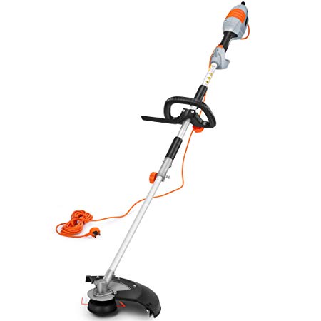 VonHaus 2 In 1 Grass Trimmer & Brush Cutter 1000W – Long 10m Cable & 380mm Max. Cutting Width