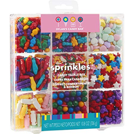 Wilton 710-4050 Dylan's Bar Sprinkles Candy Tackle Box, Assorted