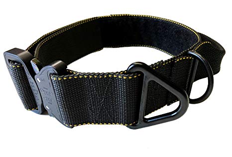 Miles Tactical K9 Cobra Dog Collar with Genuine AustriAlpin Buckle