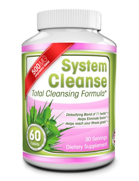 Best System Cleanse with FREE Colon Detox eBook All-Natural and Safe Way to Detox Your Body and Cleanse Your Colon - Encourages Weight Loss Boosts Energy - Gentle Yet Super Effective - Total Health Benefits