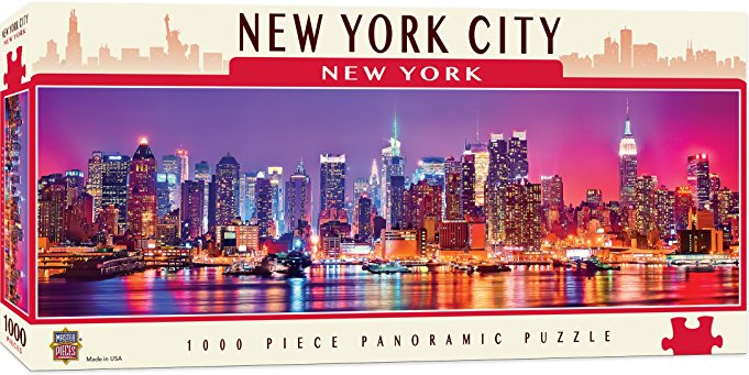 MasterPieces American Vistas Panoramic New York Jigsaw Puzzle, 1000-Piece