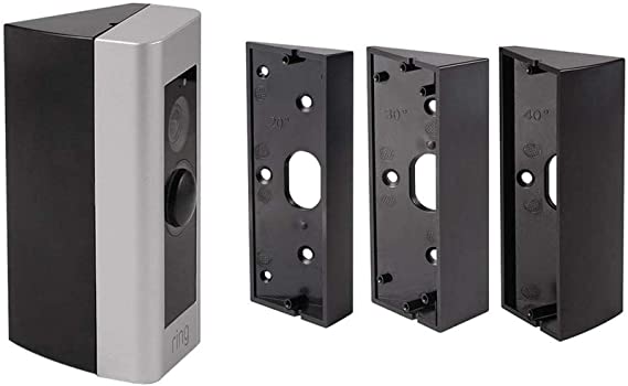 Doorbell Bracket Mount for Video Doorbell Pro, Angle(20/30/40 Degree) Adjustment Adapter Mounting Plate Bracket Wedge Kit