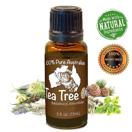 Koala Australia Premium Tea Tree Essential Melaleuca Oil, 0.5 fl. oz.
