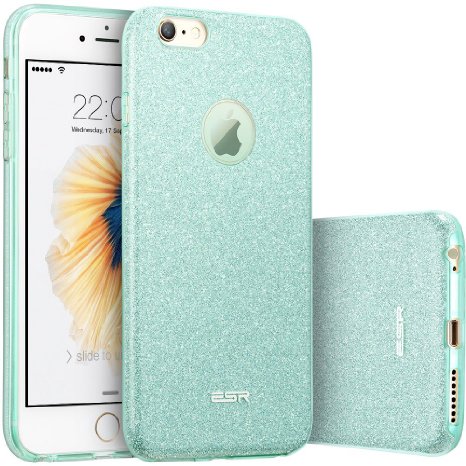 iPhone 6s Plus / 6 Plus Case, ESR iPhone 6s Plus Makeup Series Back Cover Shinning Protective Bumper Bling Glitter Case for 5.5 inches iPhone 6s Plus and iPhone 6 Plus(Green)