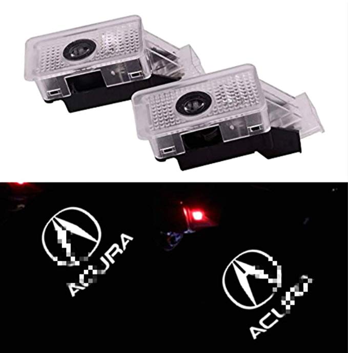 WFB Car Door LED Logo HD Projector Easy Installation Shadow Lights 2Pcs(Acura)