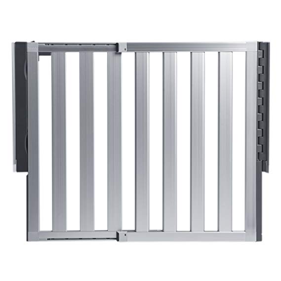 Munchkin Loft Aluminum Safety Gate, Silver