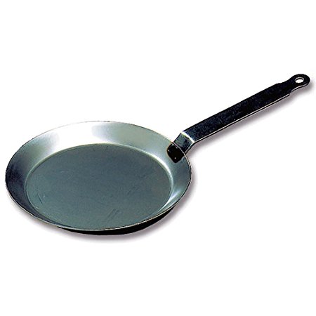 Matfer Bourgeat 062033 Round Crepe Pan, 8 5/8-Inch, Gray