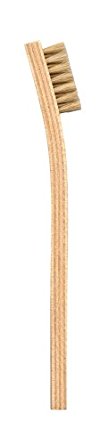 MG Chemicals Non-Abrasive Cleaning Brush with 7-3/4" Wood Handle, Hog Hair Bristles, 1-3/8" Length x 7/16" Width