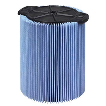 WORKSHOP Wet Dry Vac Filter WS22200F Fine Dust Wet Dry Vacuum Filter (Single Shop Vacuum Cleaner Filter Cartridge) For WORKSHOP 5-Gallon To 16-Gallon Shop Vacuum Cleaners