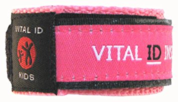 Vital ID Child Safety Wristband (Pink)