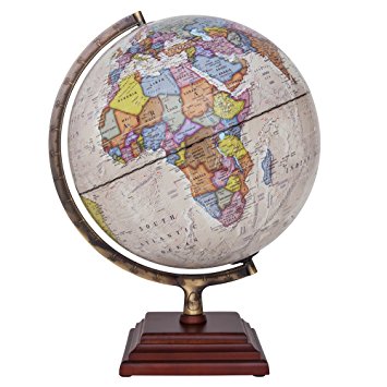 Waypoint Geographic Atlantic II Illuminated Desktop Globe, 12"