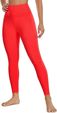 CRZ YOGA Womens Naked Feeling Workout 7/8 Yoga Leggings - 25 Inches High Waist Tight Pants