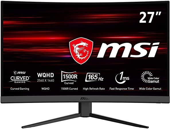 MSI Optix G27CQ4 Monitor 27 WQHD 165hz 1ms