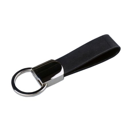 Zelta Simple And Easy to Install Keys KeyChains,Genuine Leather And Eco-friendly Zinc Alloy Black Key Chain