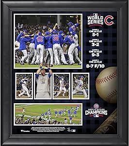 Chicago Cubs 2016 MLB World Series Champions Framed 15" x 17" Collage - MLB Player Plaques and Collages