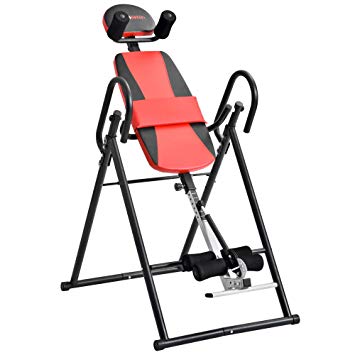Rhomtree Folding Inversion Table Back Stretching Machine for for Back Pain Relief Therapy Heavy Duty Fitness Gravity Upside Down Table