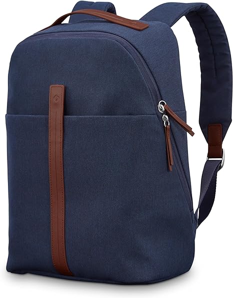 Samsonite Virtuosa Carry-On Travel Backpack with Padded Laptop Sleeve, Navy