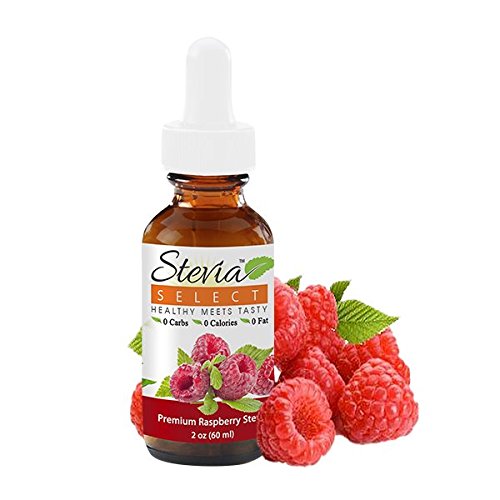 Stevia Drops-Raspberry Stevia Flavor 2 oz Stevia Liquid-Best Liquid Stevia Flavor Drops-GUARANTEED