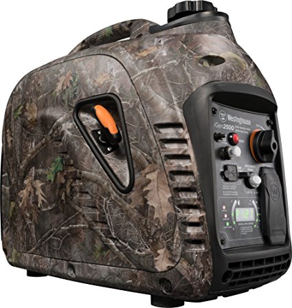 Westinghouse iGen2500 True Timber Camouflage Portable Inverter Generator - 2200 Rated Watts & 2500 Peak Watts - Gas Powered - CARB Compliant