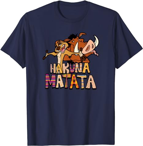 Disney The Lion King Hakuna Matata Timon & Pumbaa Sassy Shot T-Shirt