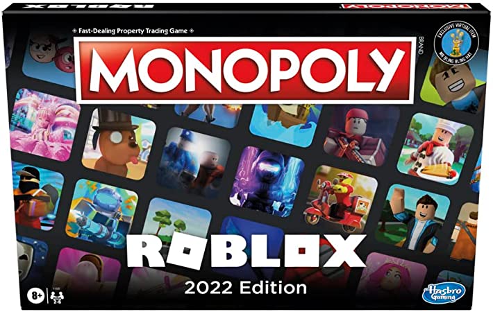 Monopoly: Roblox 2022 Edition Game, Monopoly Board Game, Buy, Sell, Trade Popular Roblox Experiences