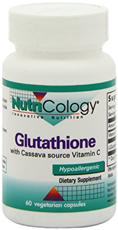 Nutricology Glutathione with Vitamin C, Vegicaps, 60-Count