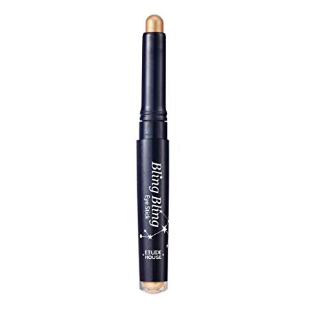 ETUDE HOUSE Bling Bling Eye Sitck 1.4g #9 Gold Star - Smooth & Creamy Eye Shadow Stick with Vibrant Color