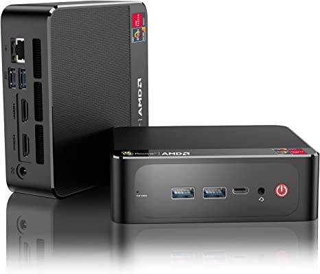 Beelink Mini PC AMD Ryzen 7 4700U Up to 4.1GHz 8C/8T,SER4 16GB RAM 500GB SSD Graphics 7core 1600 MHz,M.2 SSD NVME 2280 Mini Computer WiFi 6E BT5.2 Win11 Pro,Support 2.5 Inch HDD