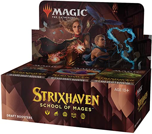 Magic The Gathering Strixhaven Draft Booster Box | 36 Packs (540 Magic Cards)