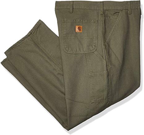 Carhartt Men's Washed Duck Dungaree Flannel Lined Work Pant