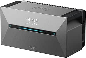 Anker SOLIX Solarbank 2 E1600, Batterie et Micro-onduleur Tout-en-Un, 1,6 kWh, entrée solaire 2 400 W 4 MPPT, Sortie CA Hors-réseau 1 000 W, 6 000 Cycles, capacité Max. 9,6 kWh, Plug&Play