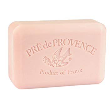 Pre de Provence Artisanal French Soap Bar Enriched with Shea Butter, Quad-Milled For A Smooth & Rich Lather (250 grams) - Peony