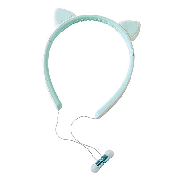 Brookstone Wireless Cat Earbuds with Carrying Case