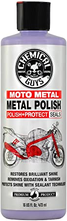 Chemical Guys MTO10616 Moto Line Moto Metal Polish Cleaner, Polish & Protectant for Motorcycles , 16 fl. oz, 1 Pack