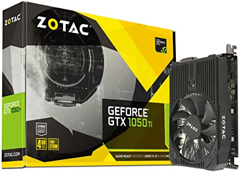 Zotac GeForce GTX 1050Ti 4 GB Mini Graphics Card - Black