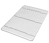 Bellemain Cooling Rack Chef Quality 12 inch x 17 inch - Tight-Grid Design Oven Safe Fits Half Sheet Cookie Pan