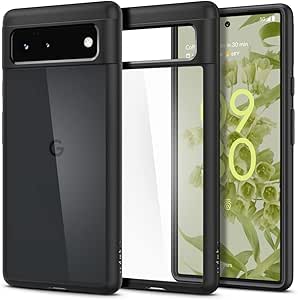 Spigen Ultra Hybrid Case Compatible with Google Pixel 6 - Matte Black