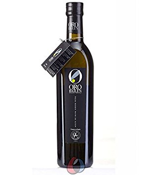 Oro Bailen Family Reserve - Award Winning Cold Pressed Extra Virgin Olive Oil, New Harvest 2017, 17-Ounce Glass Bottle