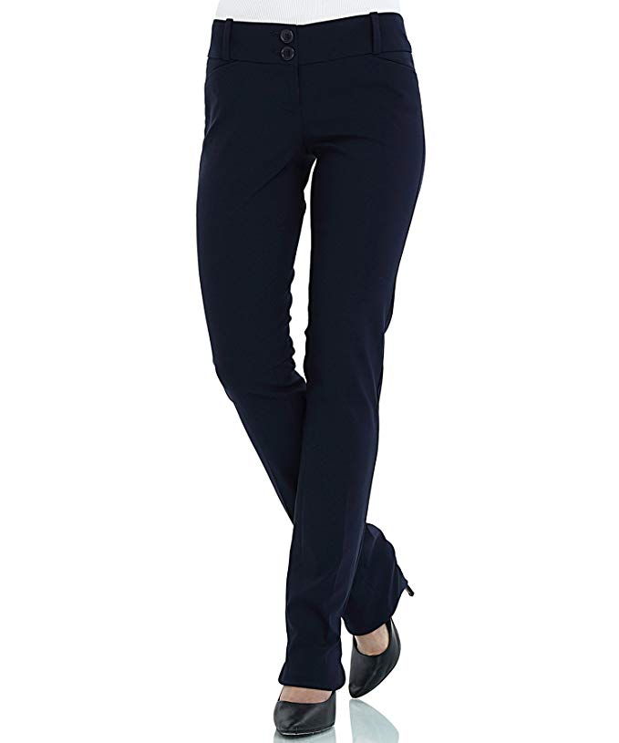 SATINATO Atour Straight Leg Pants for Women Stretch Work Dress Casual Pants