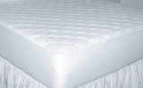 Newpoint Home Deluxe 250-Thread-Count Cotton Damask Stripe California King Mattress Pad