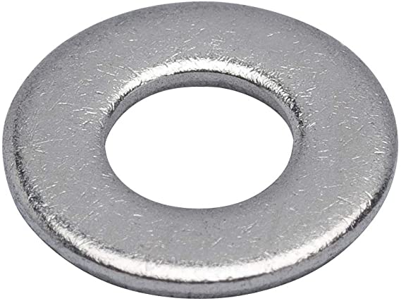 #8 x 3/8" OD Stainless Flat Washer, (100 Pack) - Choose Size, by Bolt Dropper, 18-8 (304) Stainless Steel