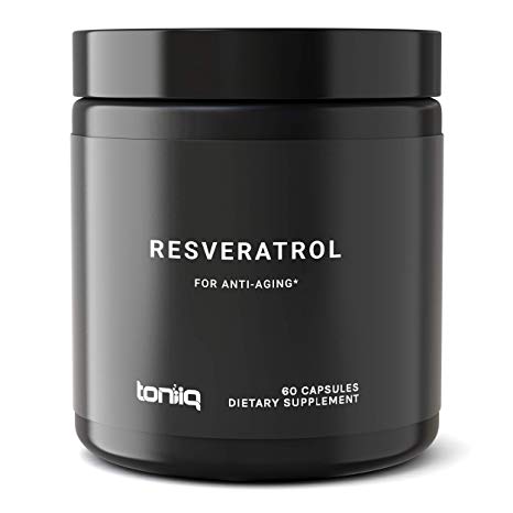 Ultra High Purity Resveratrol Capsules - 98% Trans-Resveratrol - The Strongest Antioxidant Supplement Available - Optimal Support for Anti Aging and Immune Health - 60 Veg Caps Reservatrol Supplement