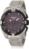 Tissot Mens T0914204405100 T-Touch Expert Solar Analog-Digital Display Swiss Quartz Silver Watch