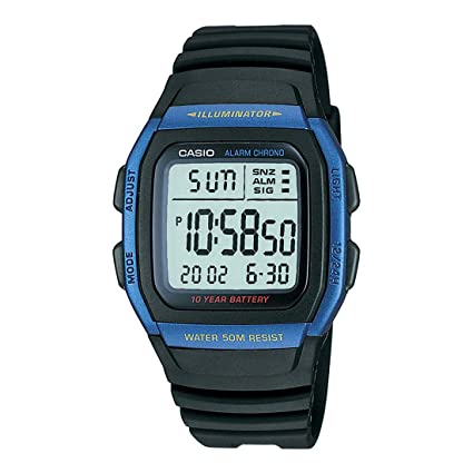 Casio Youth-Digital Grey Dial Men's Watch-W-96H-2AVDF (D055)