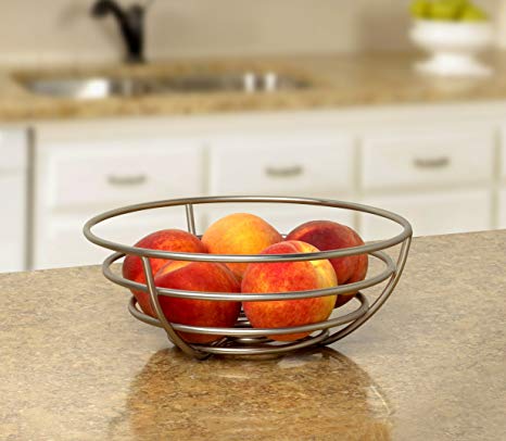 Spectrum Diversified Euro Fruit Bowl, Satin Nickel