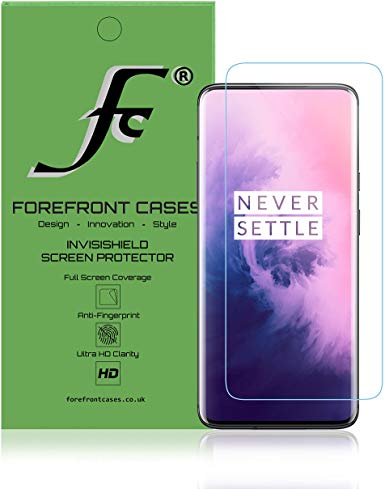 Forefront Cases Hydrogel Screen Protector for OnePlus 7 Pro [1 Pack] | Full-Screen Edge-to-Edge Coverage | Shatterproof, Self-Healing & Anti-Fingerprint Coating | HD Clear Touchscreen-Responsive