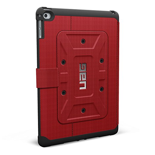 Urban Armor Gear UAG-IPDAIR2-RED-VP Folio Case for Apple iPad Air 2 - Red/Black