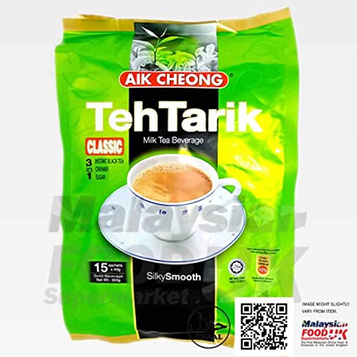 Aik Cheong Milk Tea Beverage 15 Sachets(pack of 1)   One NineChef Spoon