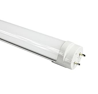 Fulight Ballast-Bypass T8 LED Tube Light - 2FT 24" 10W (18W Equivalent), Warm White 3000-3500K, F17T8, F18T8, F20T10, F20T12/WW, Double-End Powered, Milky Cover - Works from 85-265VAC